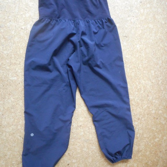 LULULEMON sun setter navy blue corset high waist pants size 6 - Picture 3 of 4